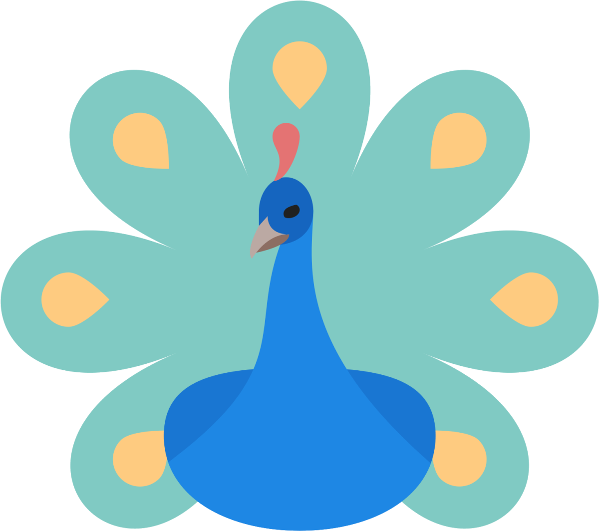 Павлин трафарет для аппликации