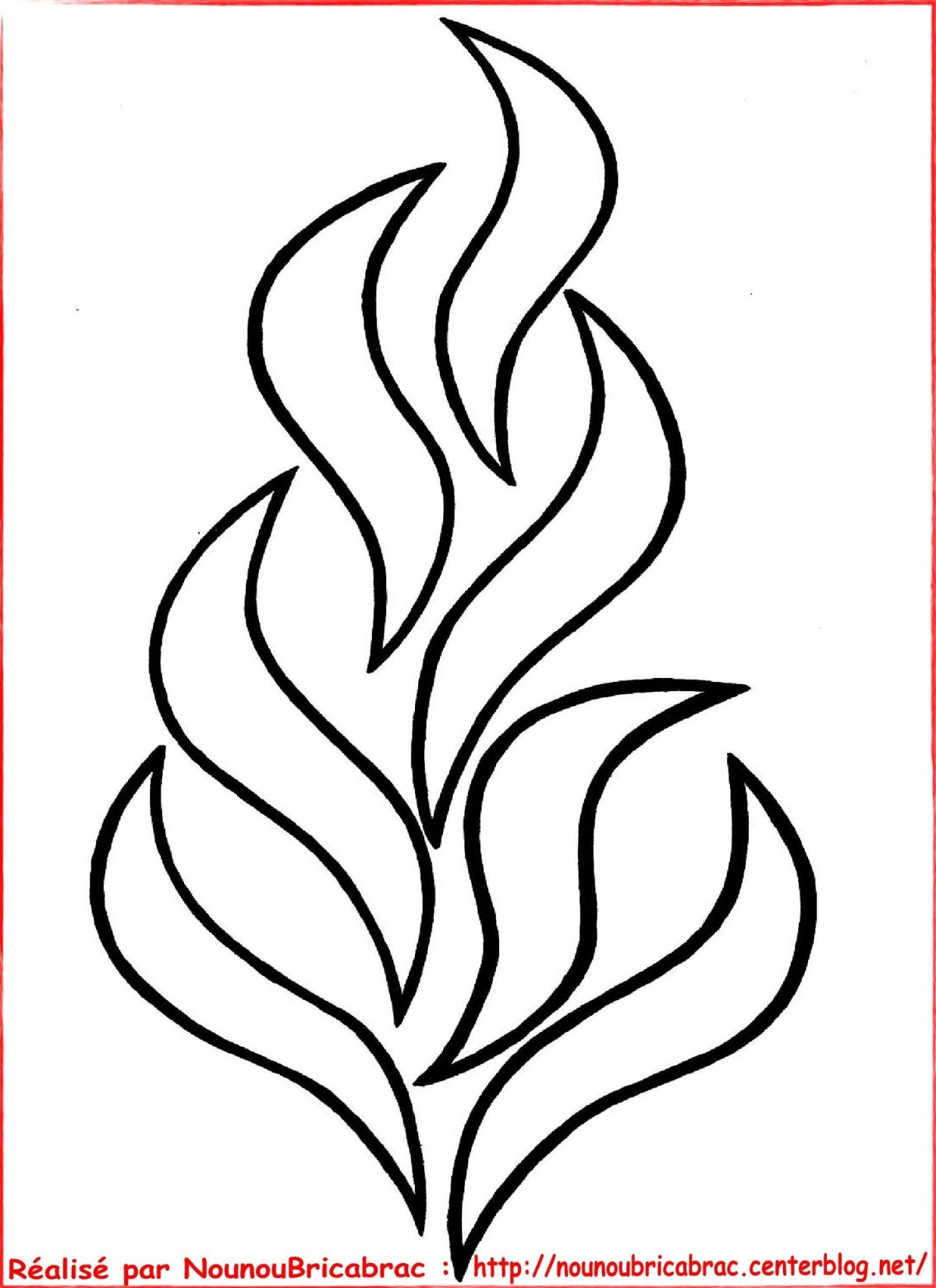 Водоросли трафарет для вырезания