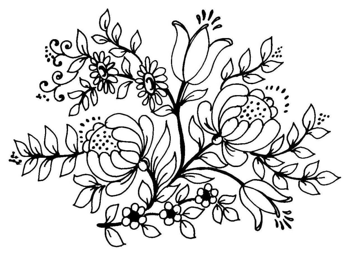 Вышивка гладью схемы