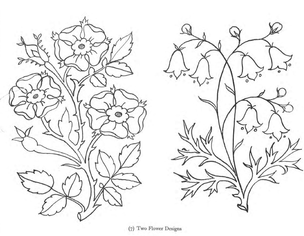 Шаблоны для вышивки стежками