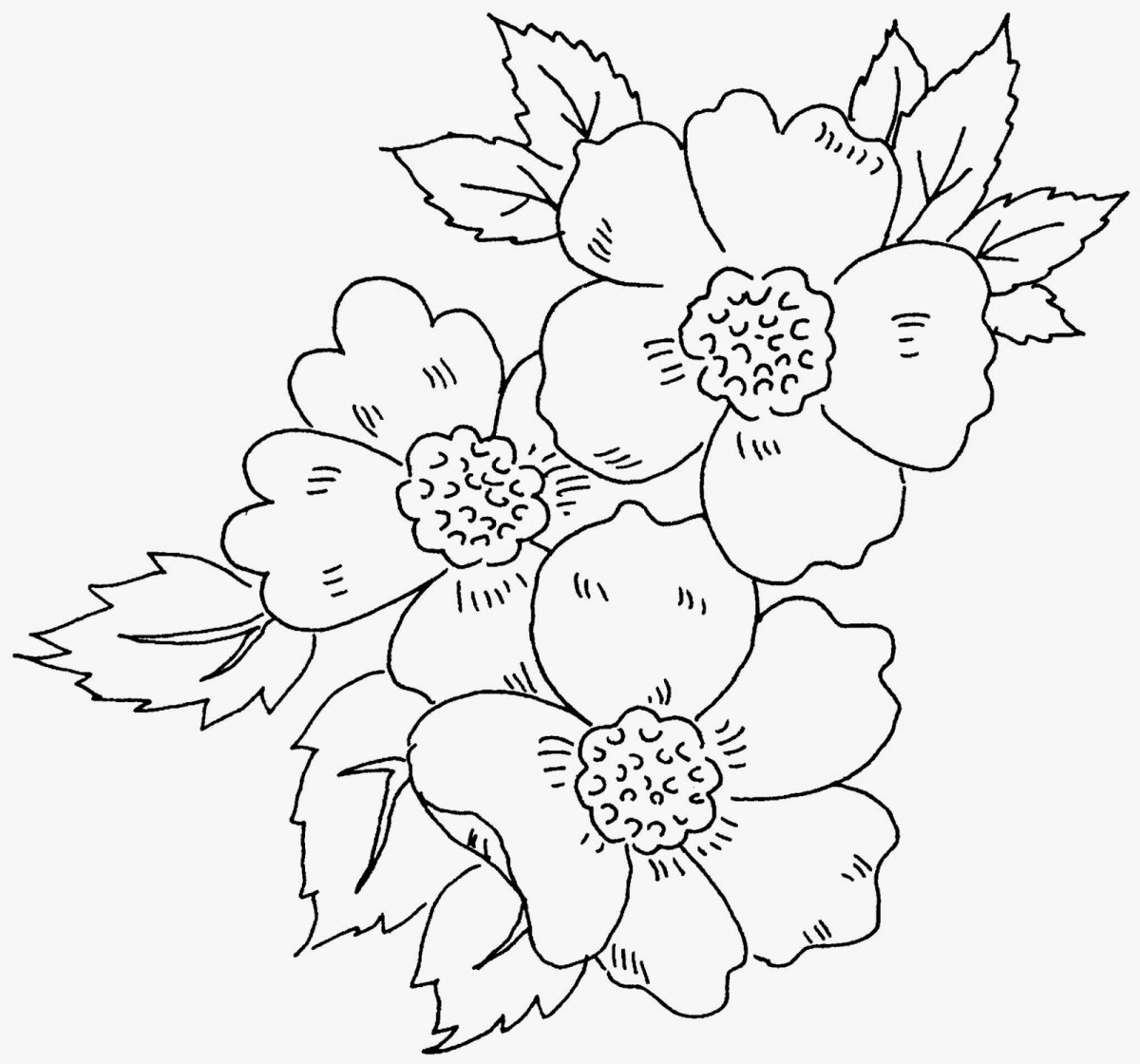 Узоры с цветами для выжигания