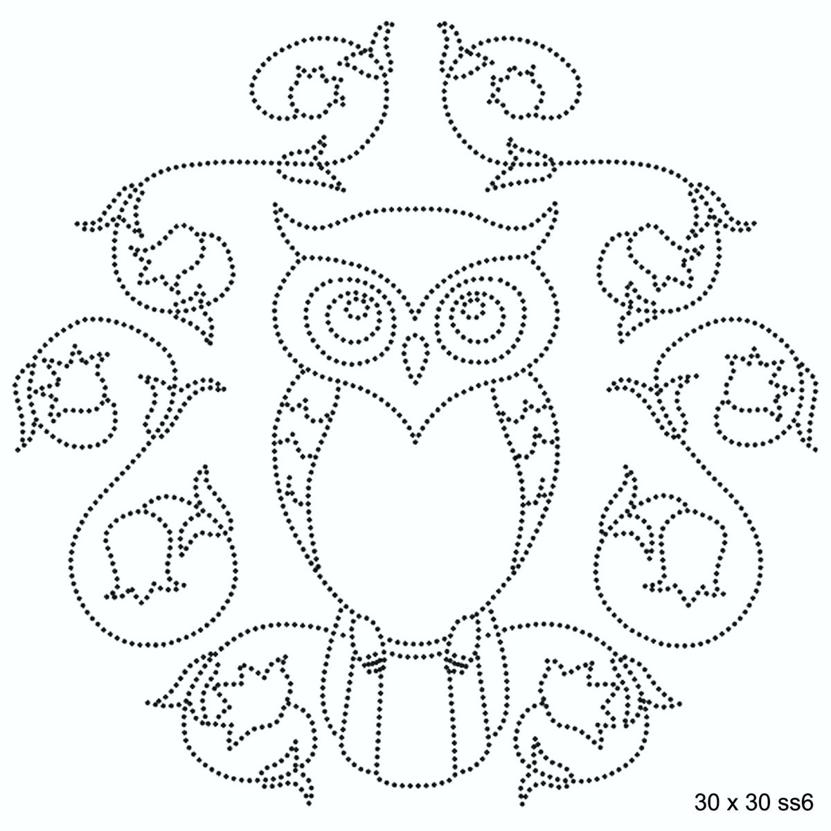 Трафарет Совы на авто