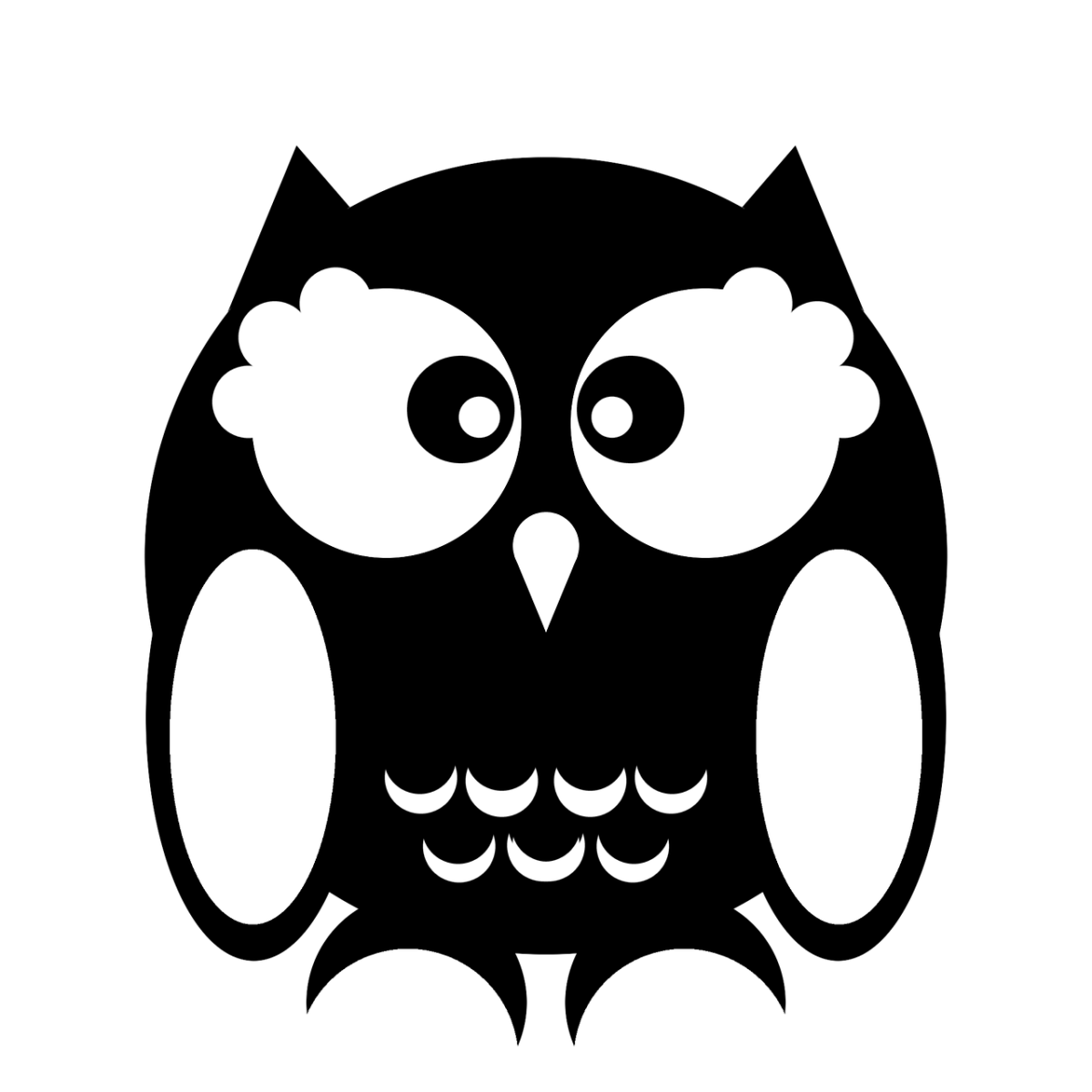 Сова раскраска для детей