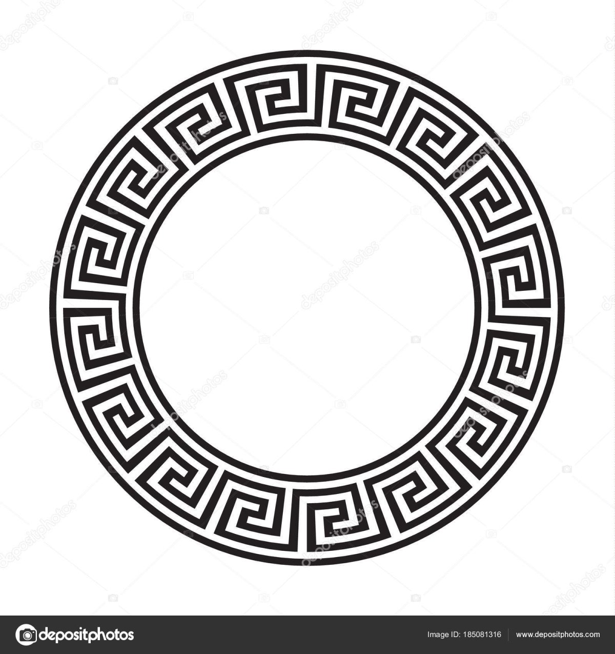 Древнегреческий орнамент Меандр