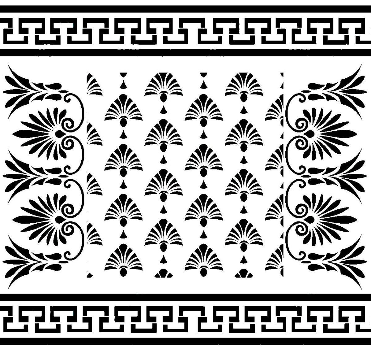 Орнамент древней Греции Меандр