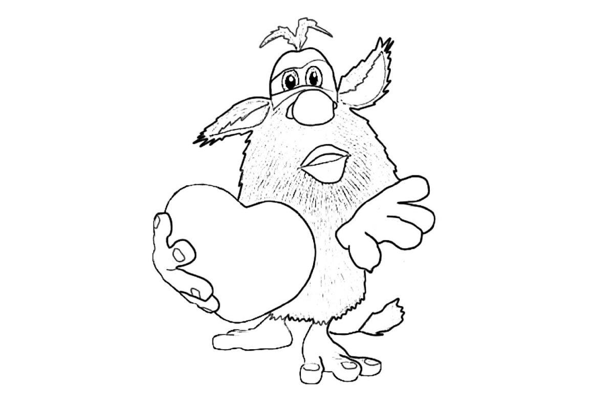 Буба и Лула раскраска