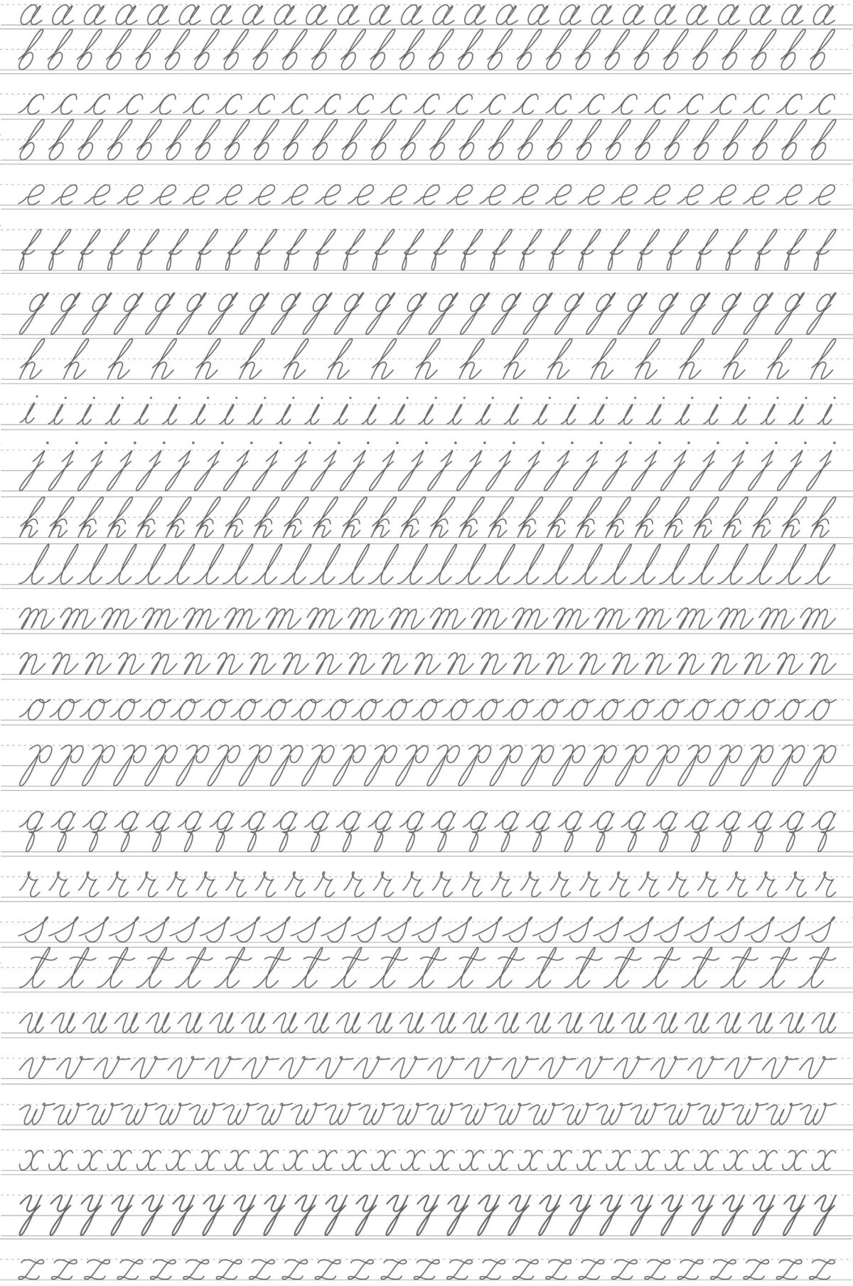 Каллиграфия упражнения копперплейт