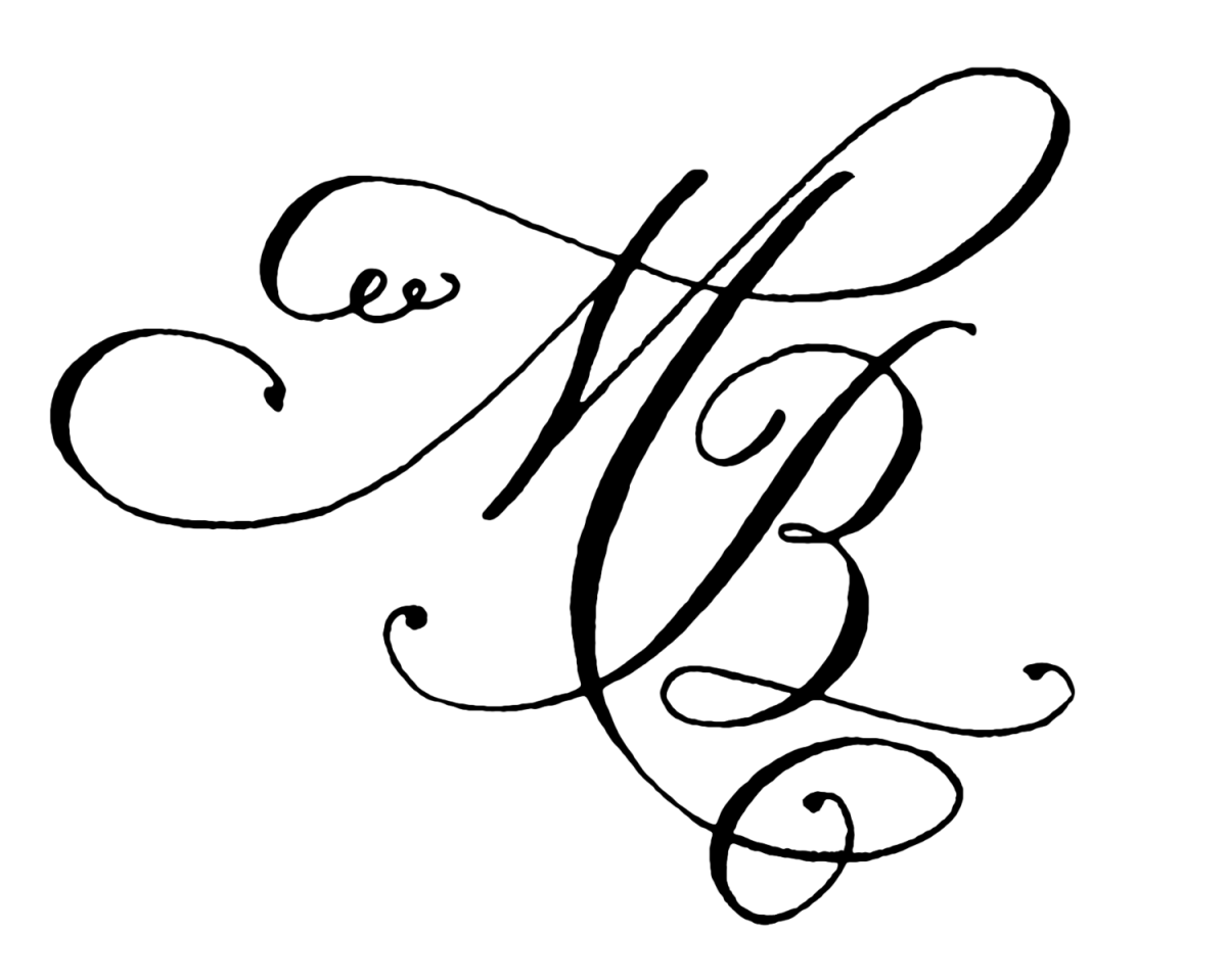 Каллиграфические буквы