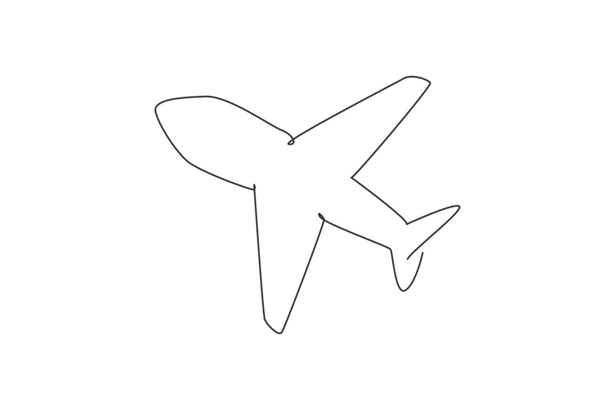 Значок земли самолёта