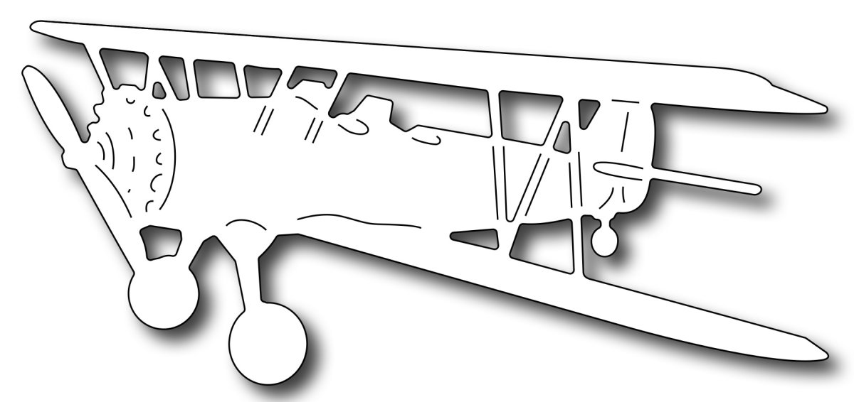 Самолет трафарет