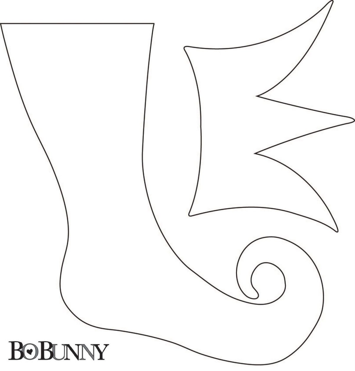 Сапог из фетра Эльф