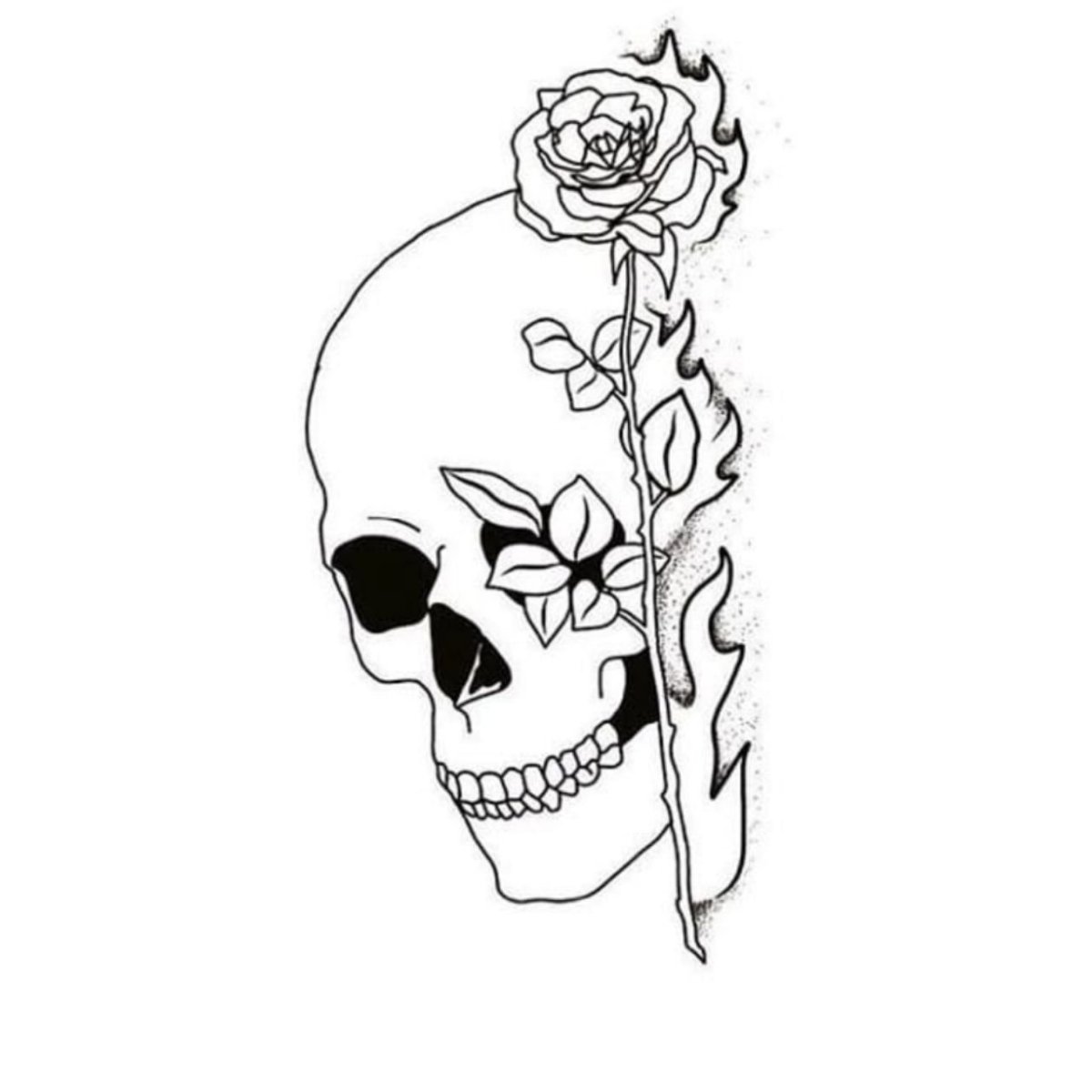 Стилизованный скелет человека