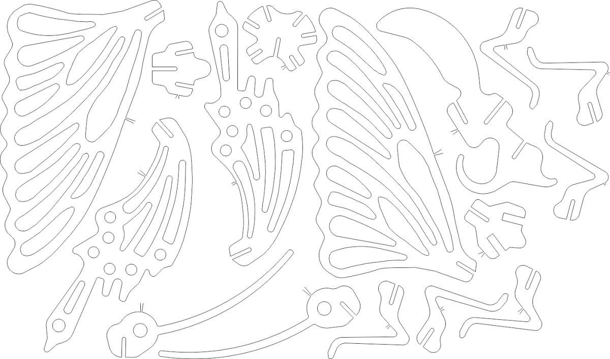 Осьминог трафарет