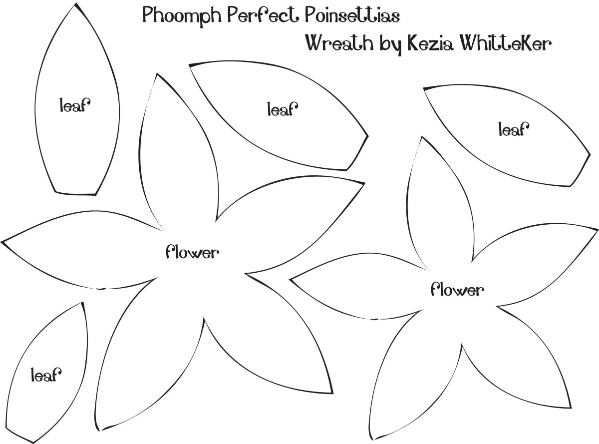 Цветы шаблоны для вырезания