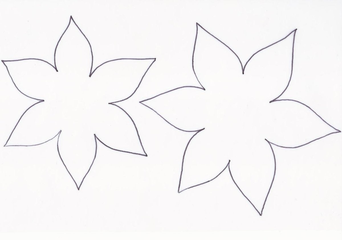 Розы из фоамирана шаблоны лепестков