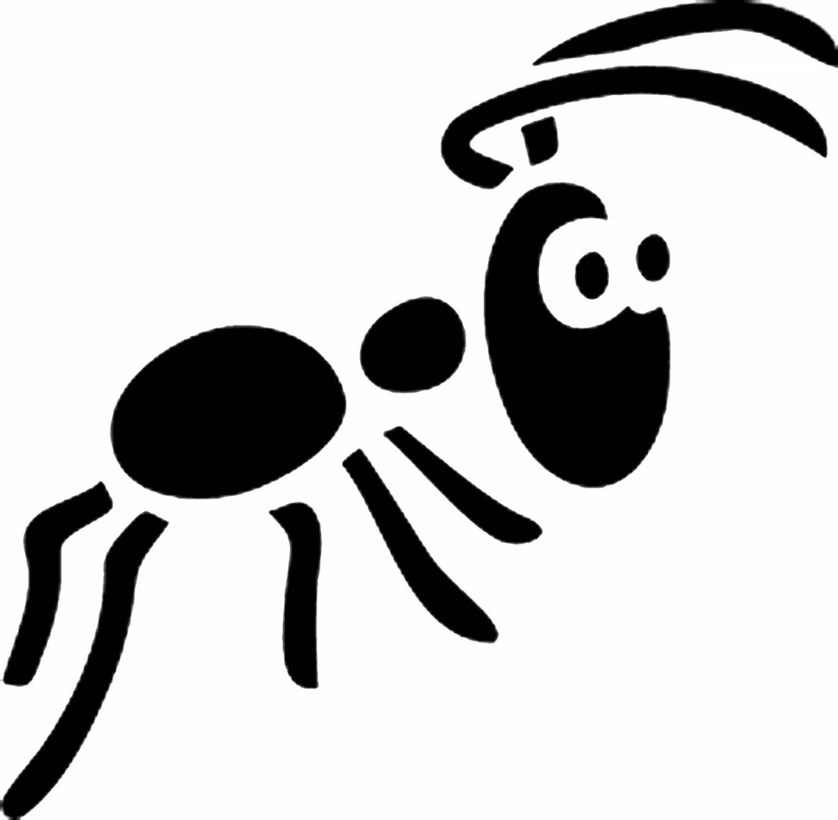 Муравей трафарет