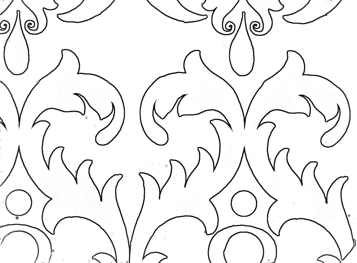 Трафареты узоров для вырезания