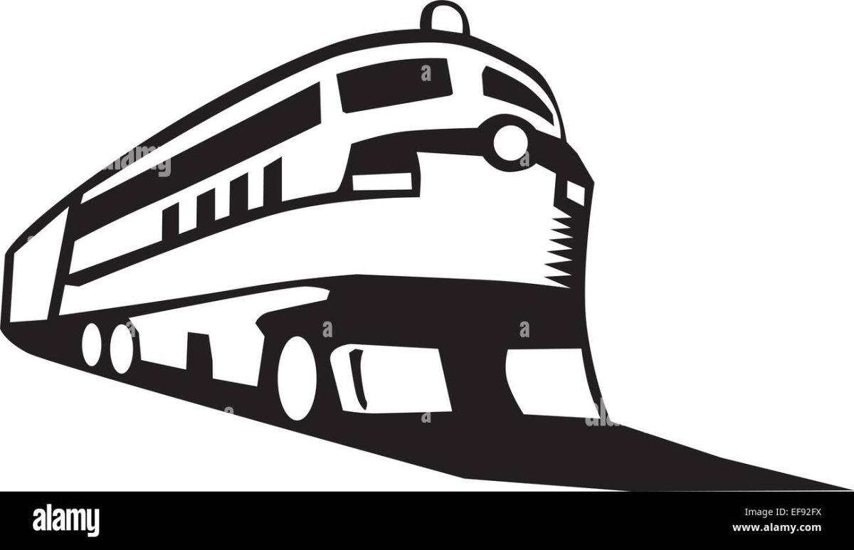 Вагончик рисунок контур