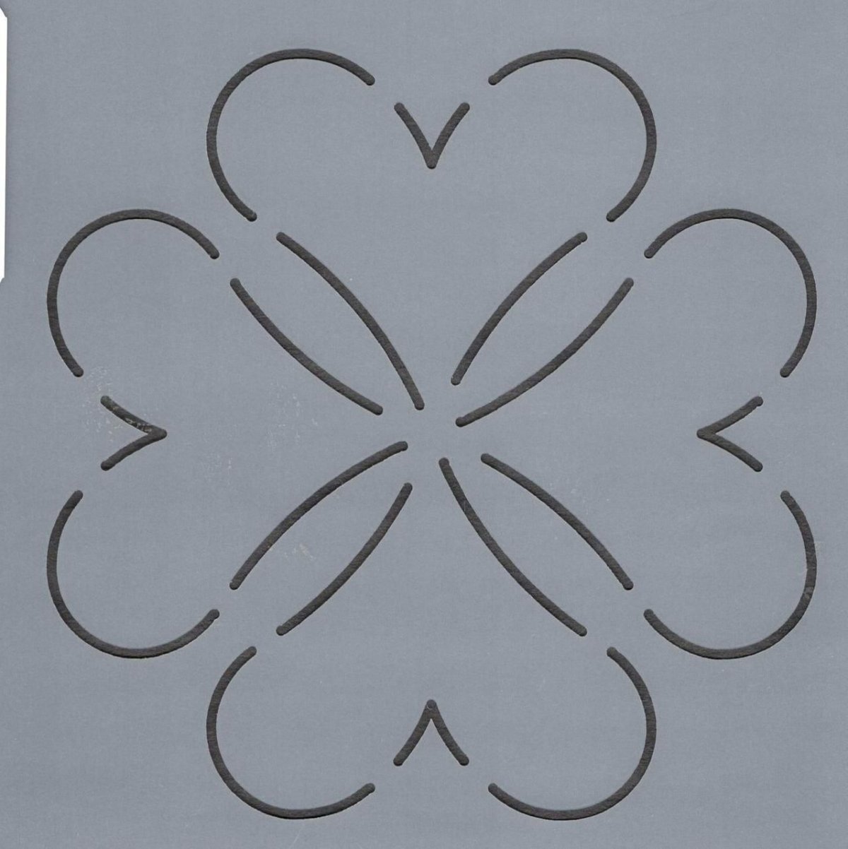 Трафарет снежинок для Стежки