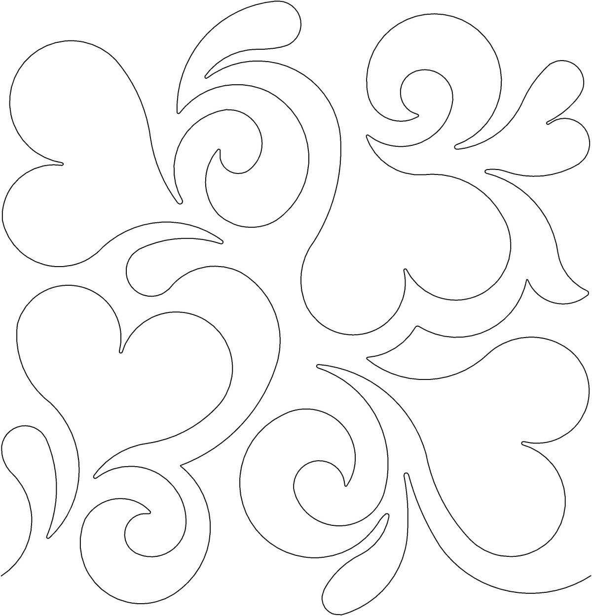 Трафареты для Стежки