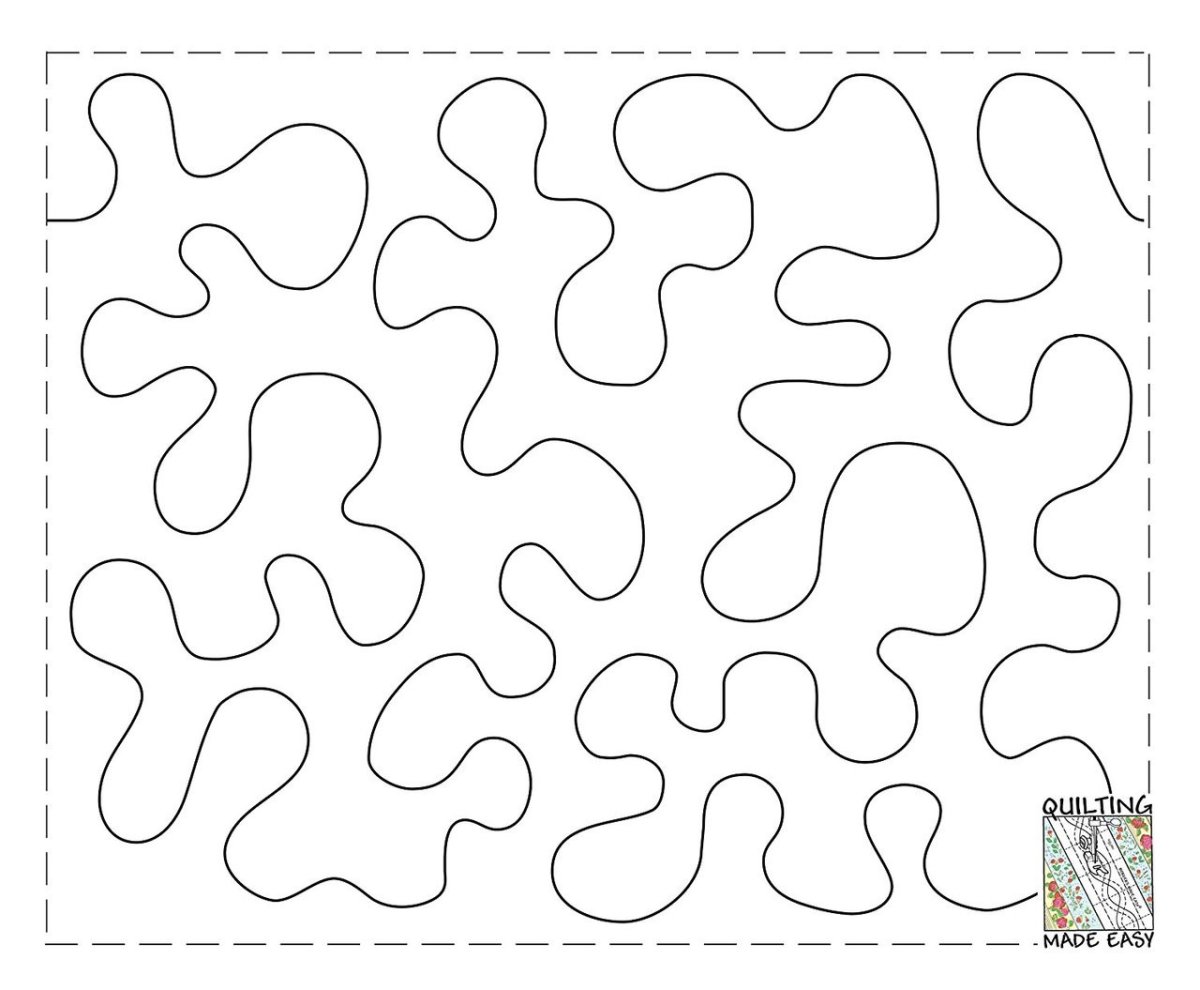 Схемы геометричной Стежки для квилтинга