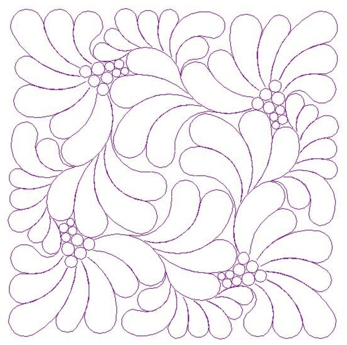 Угловой трафарет для Стежки