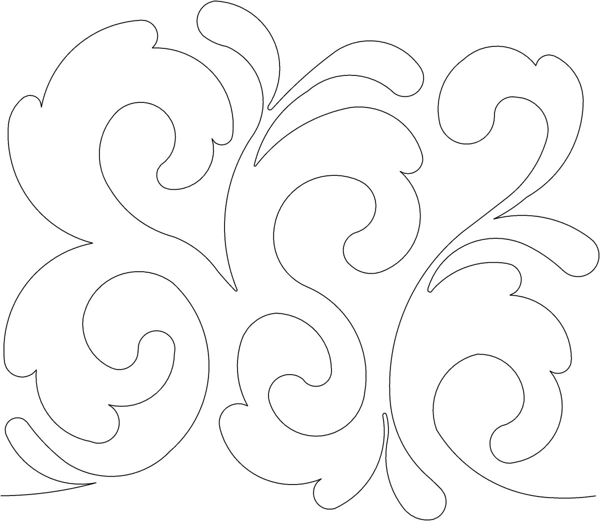 Трафареты для Стежки