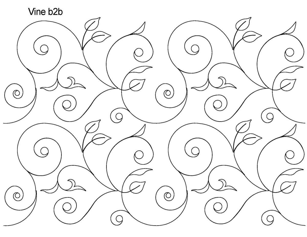 Трафарет для Стежки волна