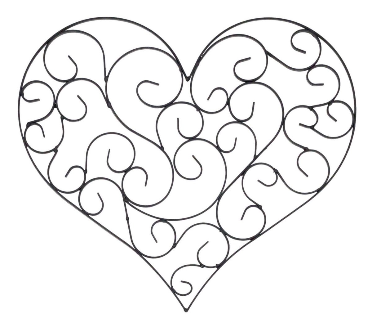 Трафареты для декора сердечки