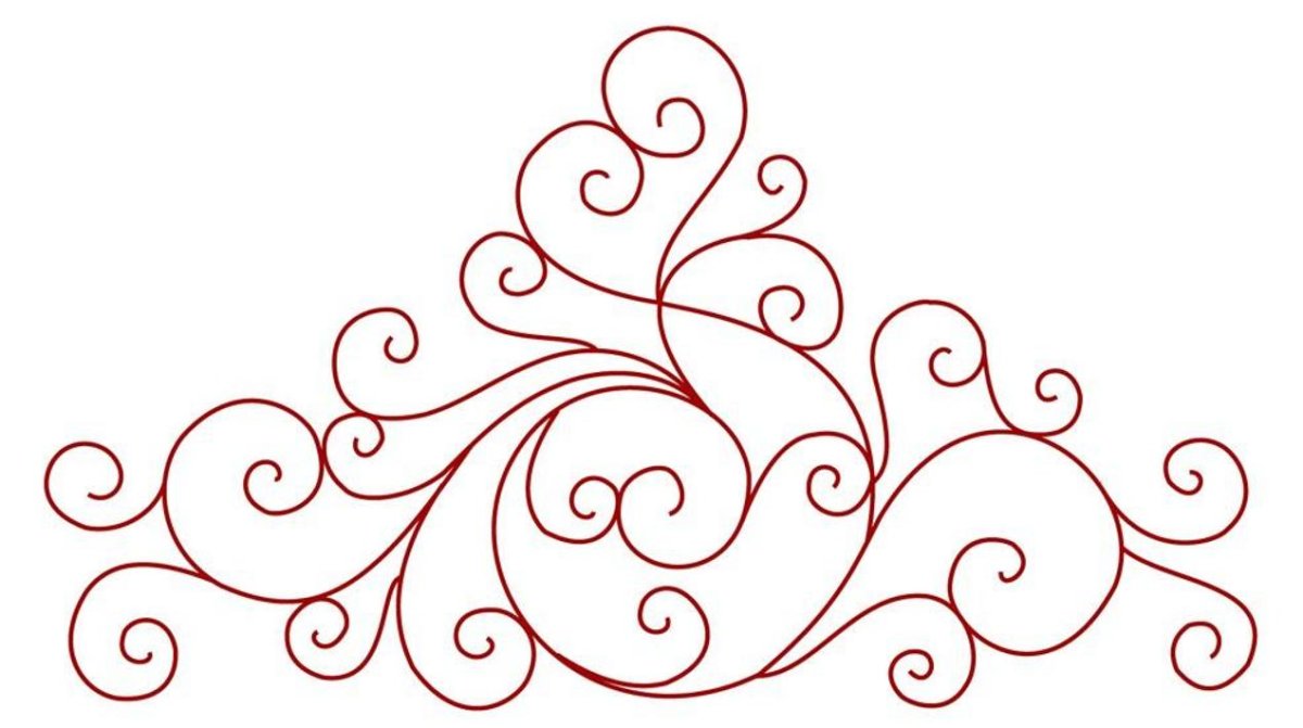 Схемы узоров для пейп-арта