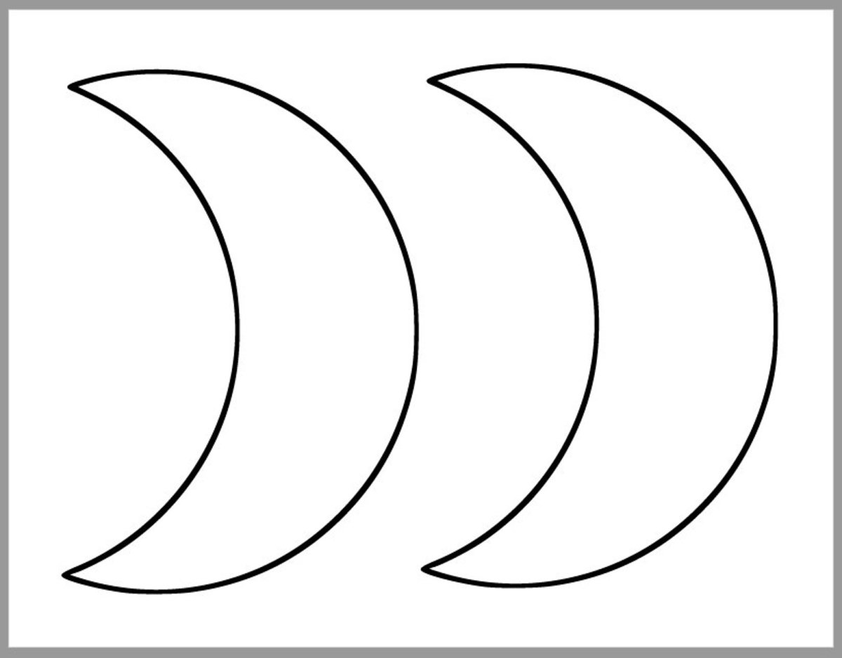 Аппликация полумесяц