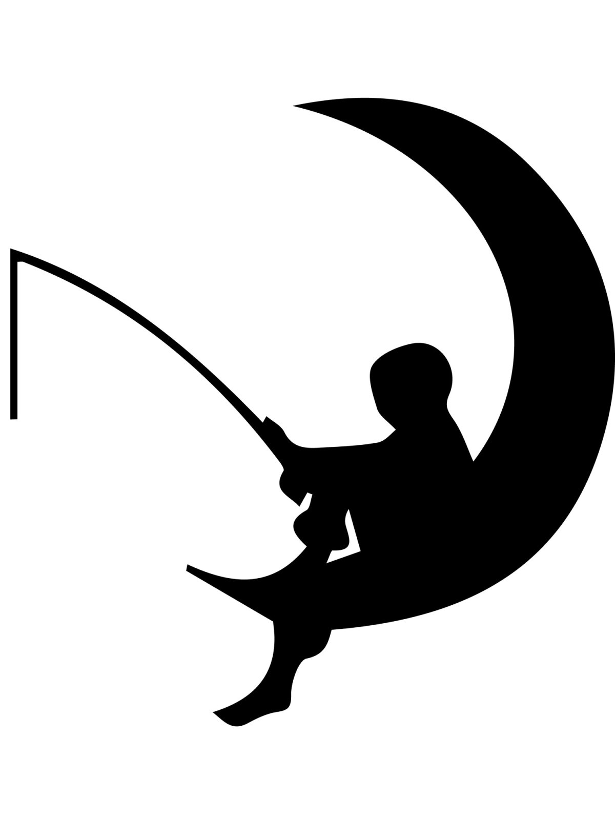 Трафарет Луна и звезды