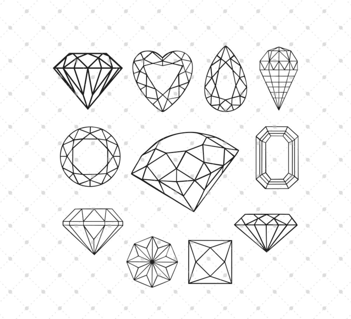 Бриллиант рисунок