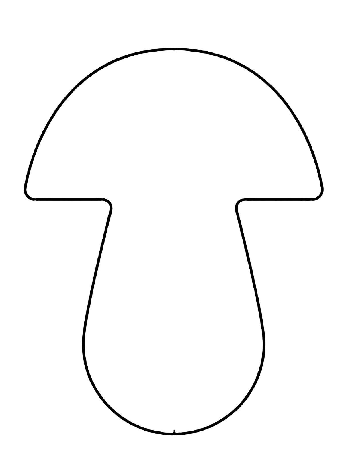 Гриб шаблон