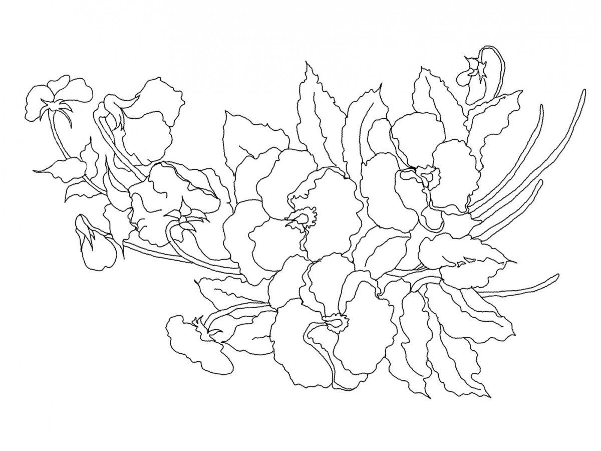 Трафарет для холодного батика