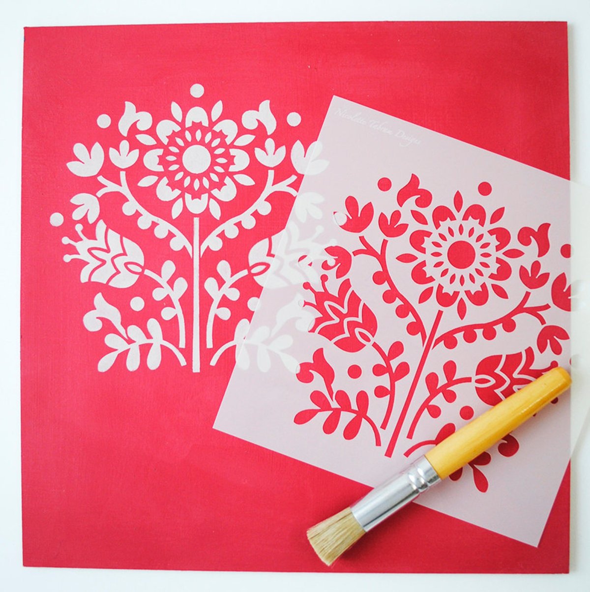 Трафарет по ткани