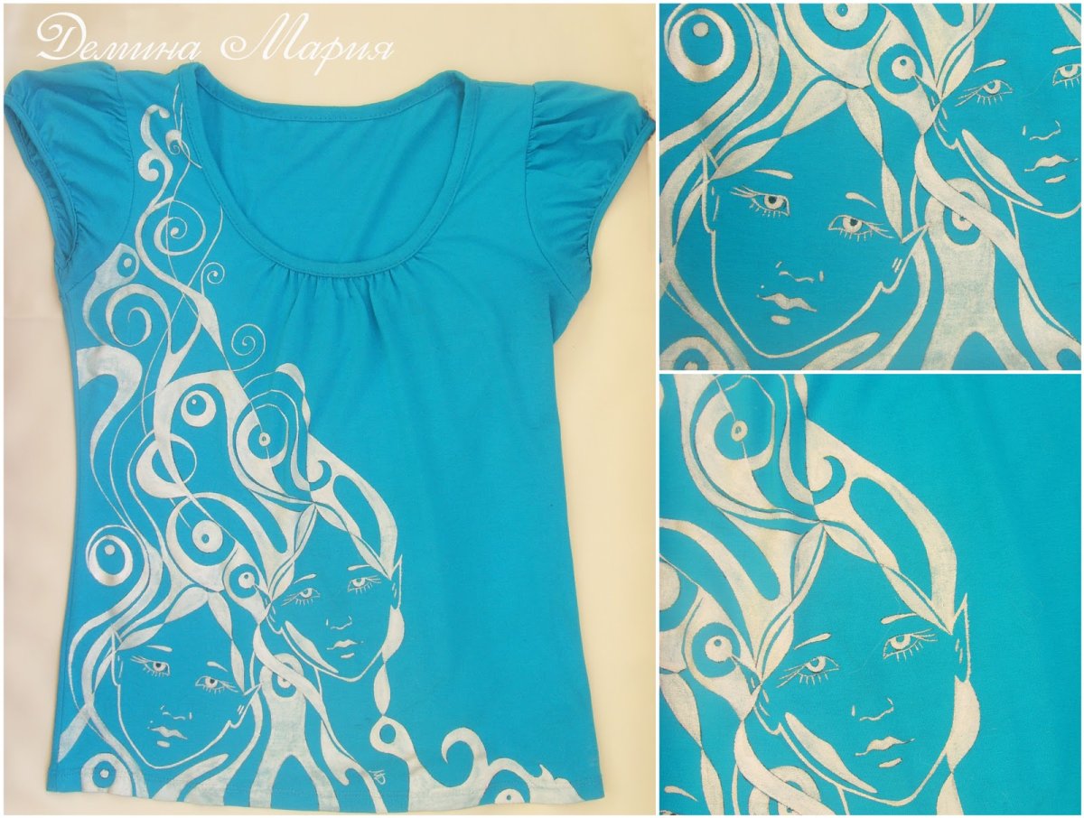 Трафареты для росписи по ткани акриловыми красками