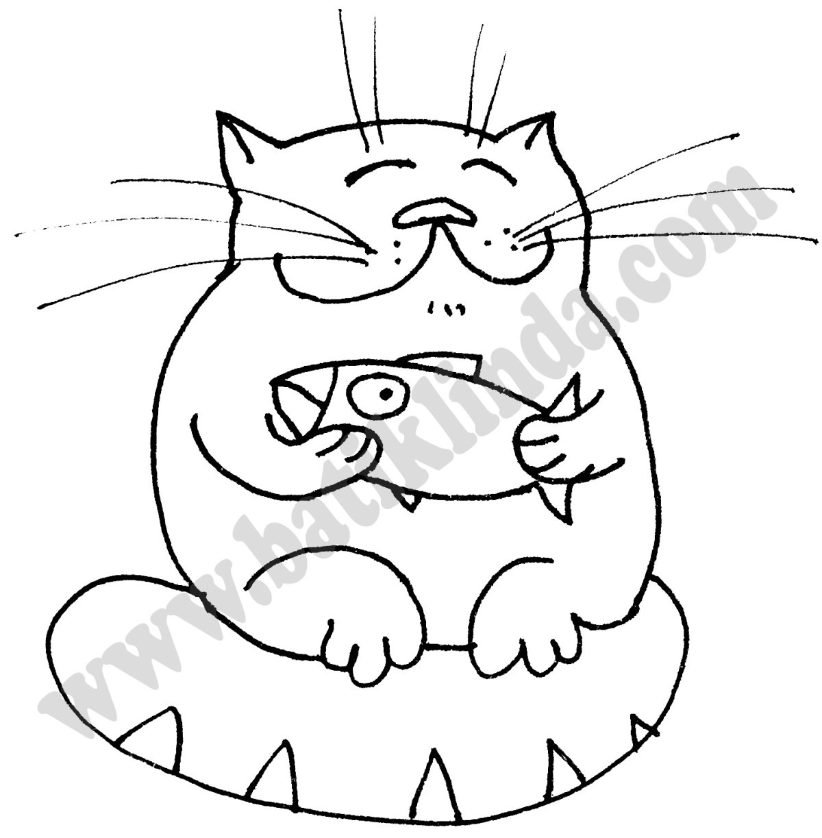 Рисунки для выжигания кот