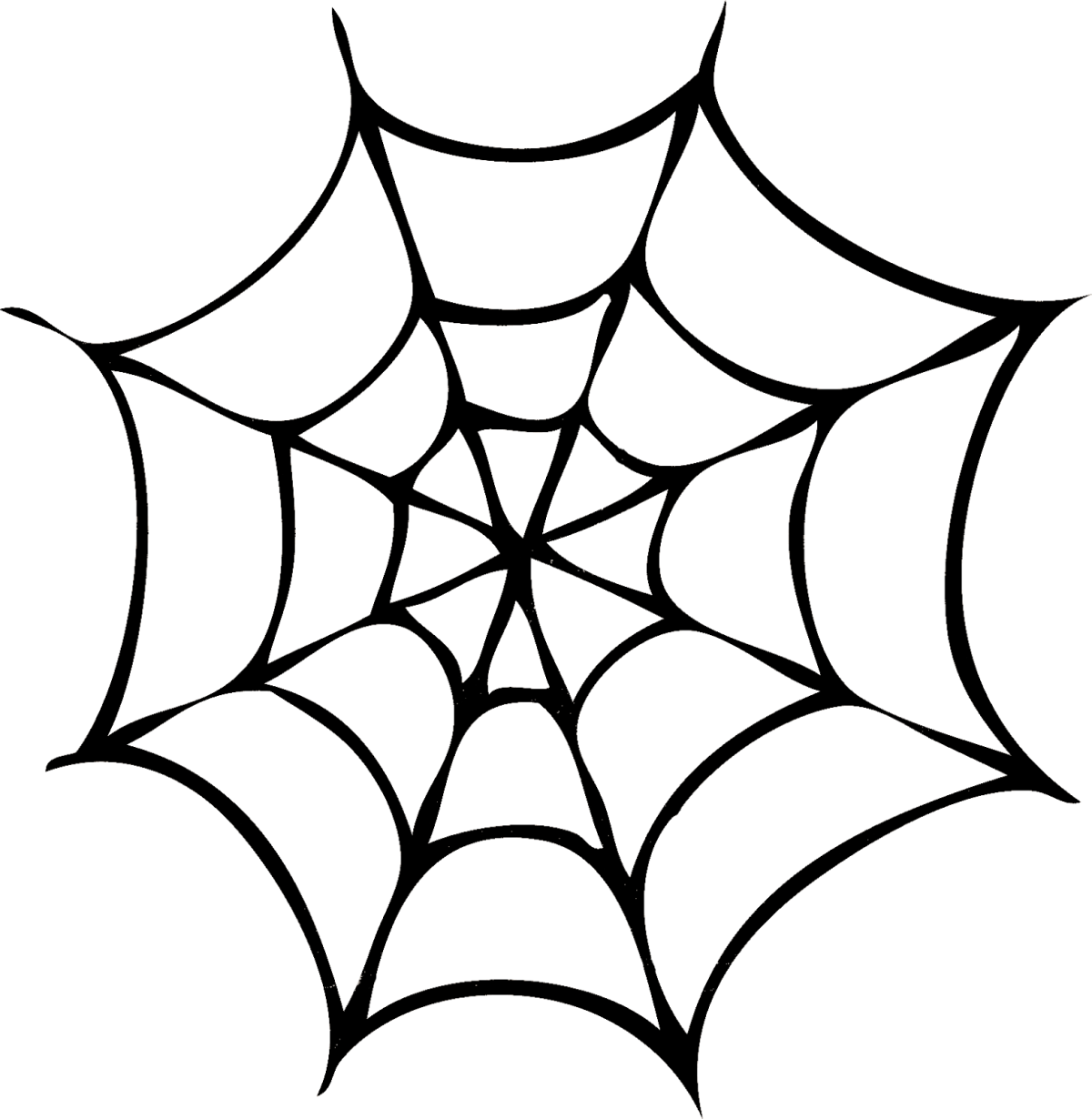 Паутина и человек паук черно белые