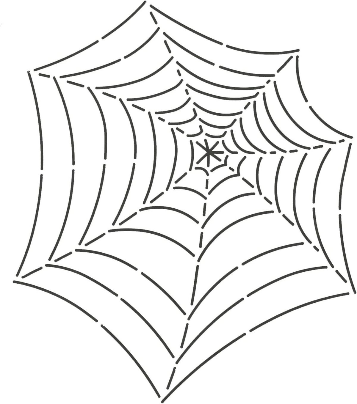 Трафарет паутина