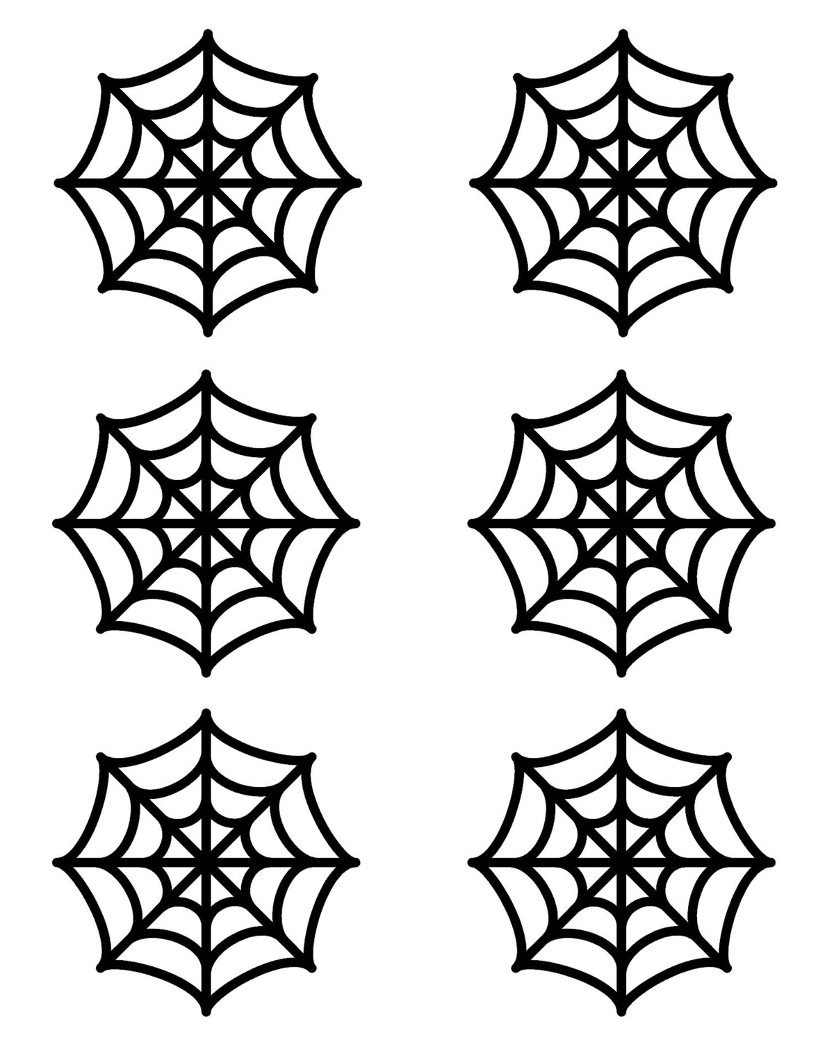 Паутина трафарет