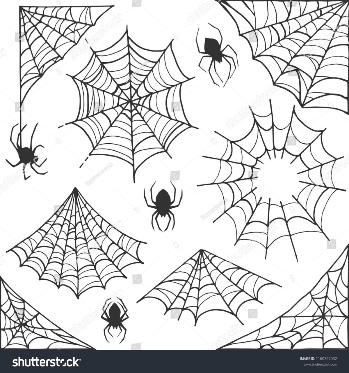 Хэллоуин паутина вектор