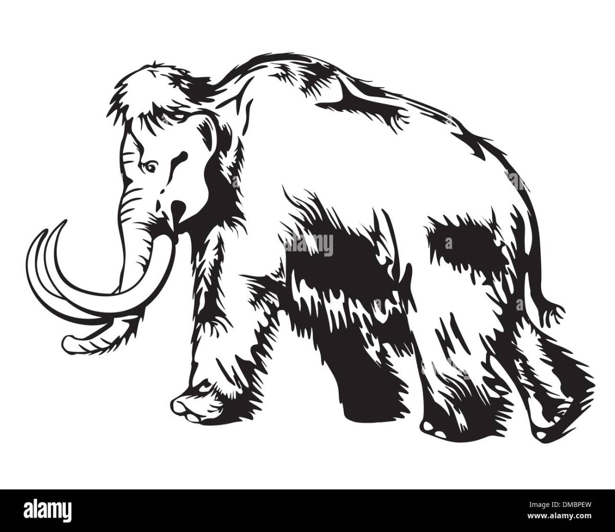 Мамонт силуэт