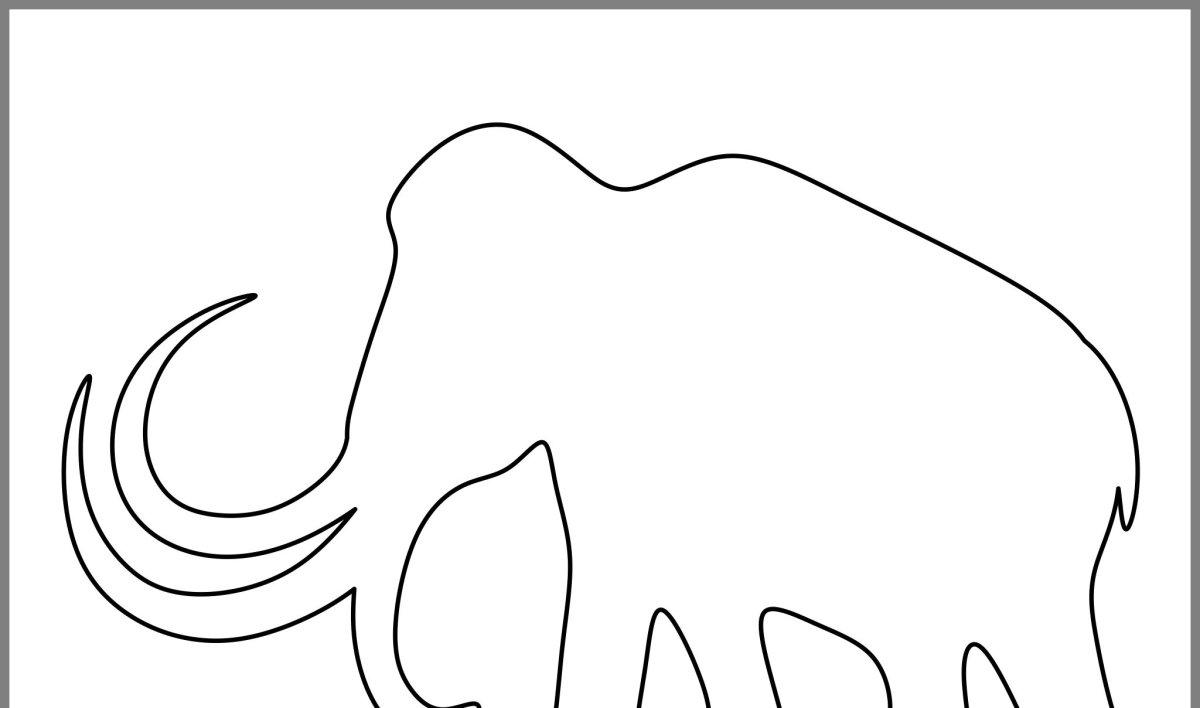 Мамонт силуэт