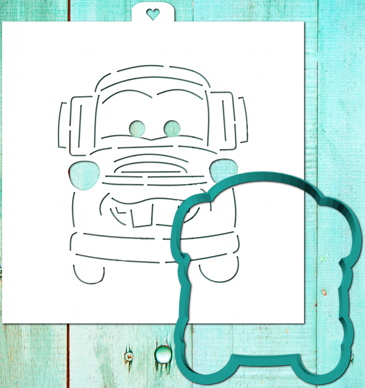 Пряник машинка трафарет