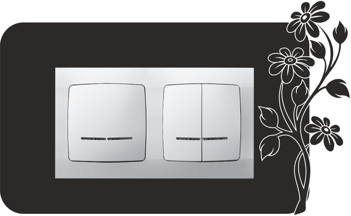 Наклейки на выключатели и розетки