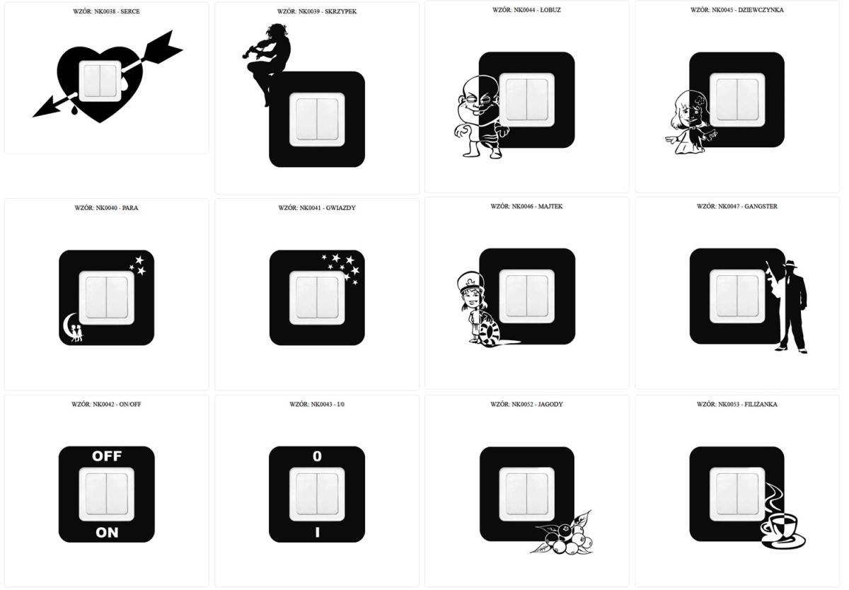 Наклейки на выключатель