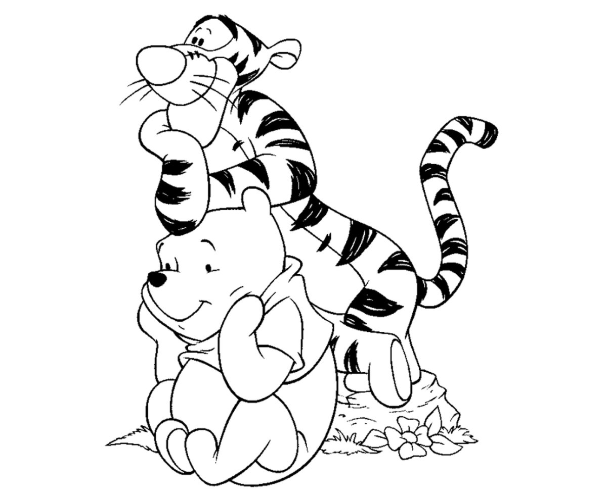 Тигруля для раскрашивания