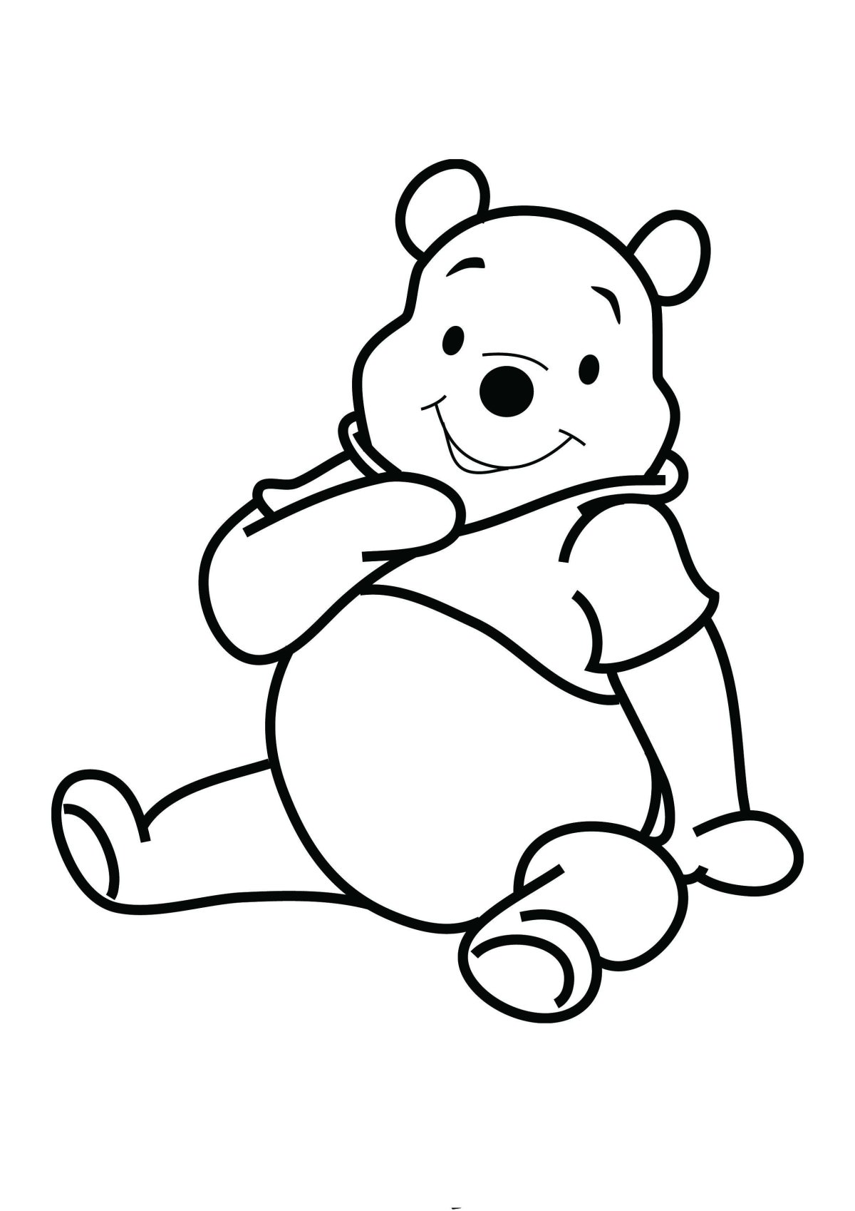 Раскраски с жирным контуром