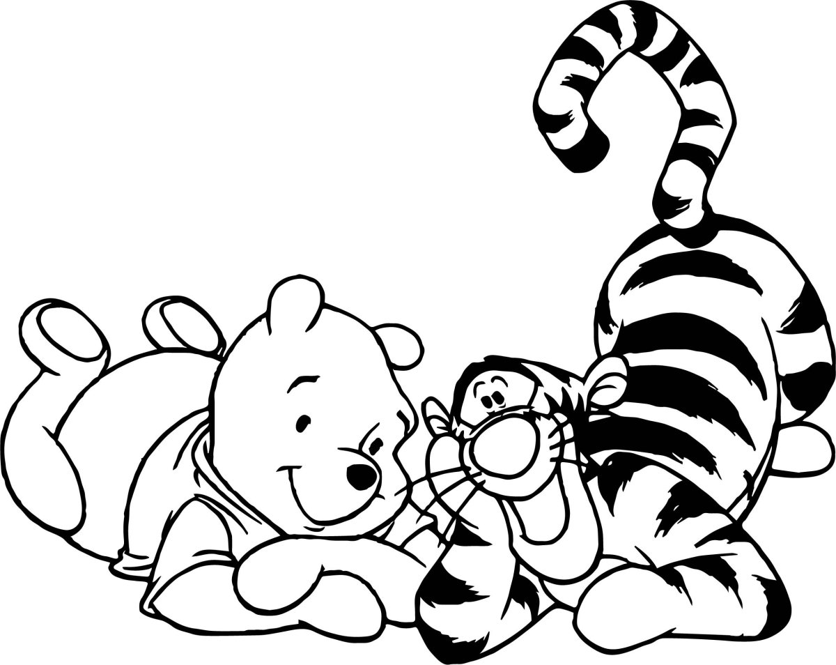 Раскраски Винни пух и его друзья